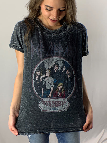 def leppard hysteria tee