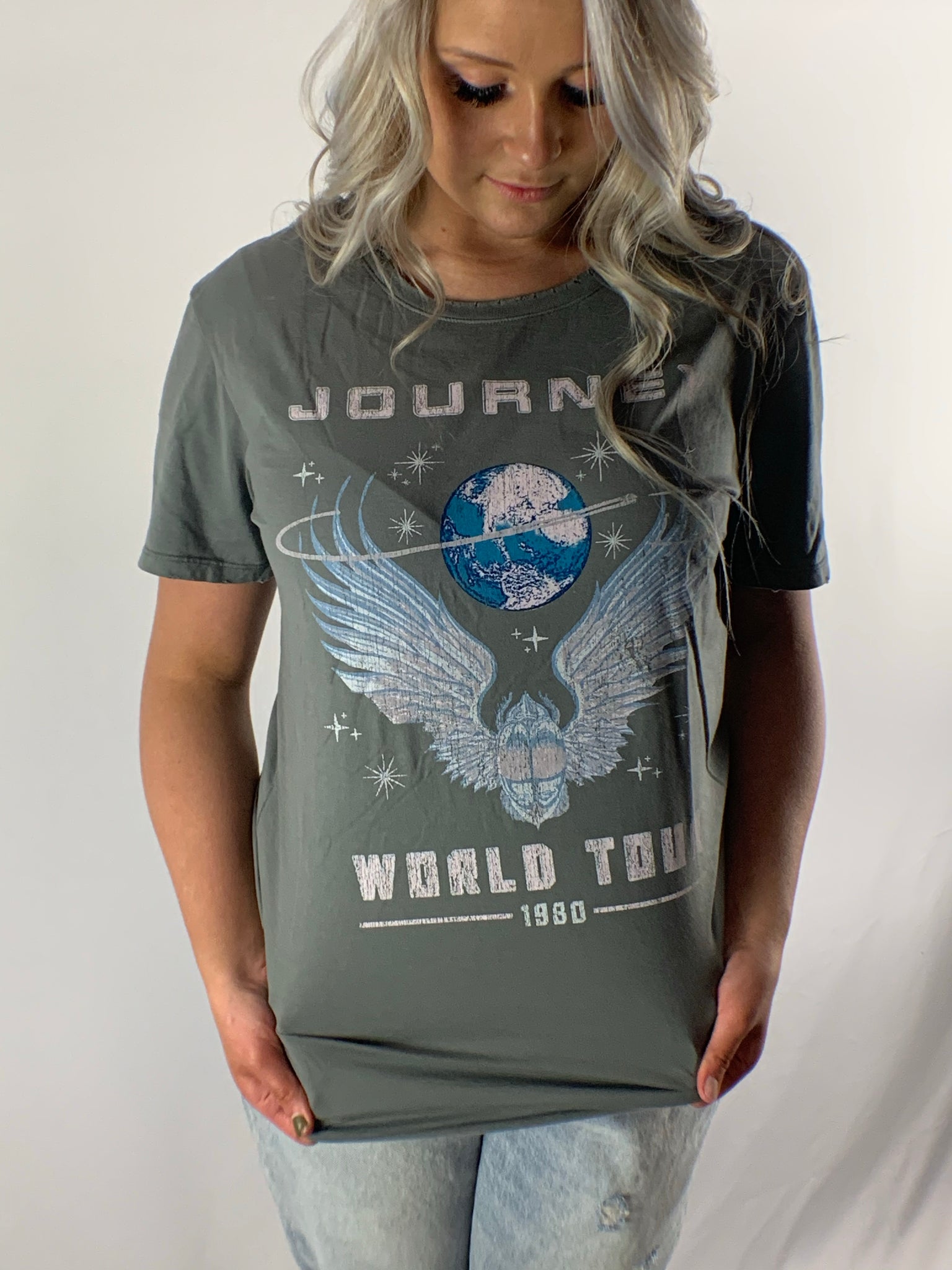 journey 1980 world tour tee