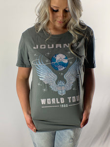 journey 1980 world tour tee