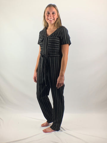 jumper, pinstripe jumper
