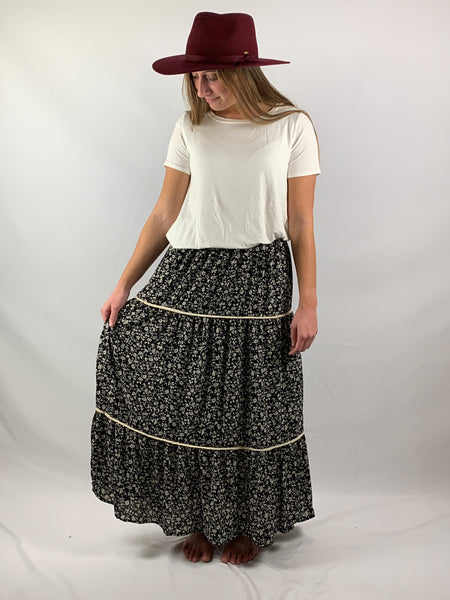 skirt, floral skirt