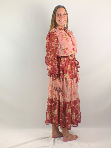vintage, peasant dress