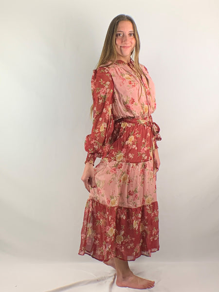 vintage, peasant dress