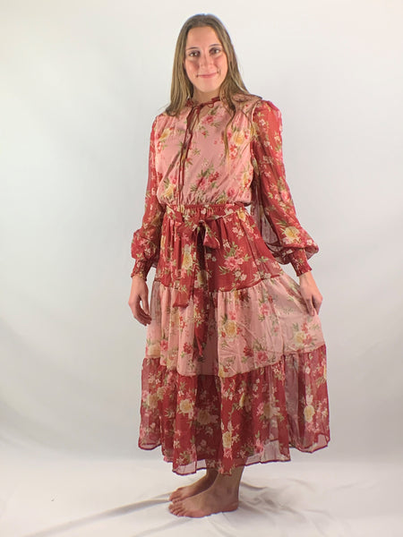 vintage, peasant dress