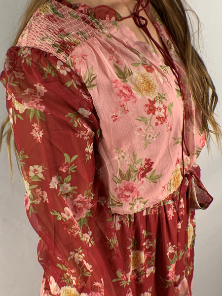vintage, peasant dress